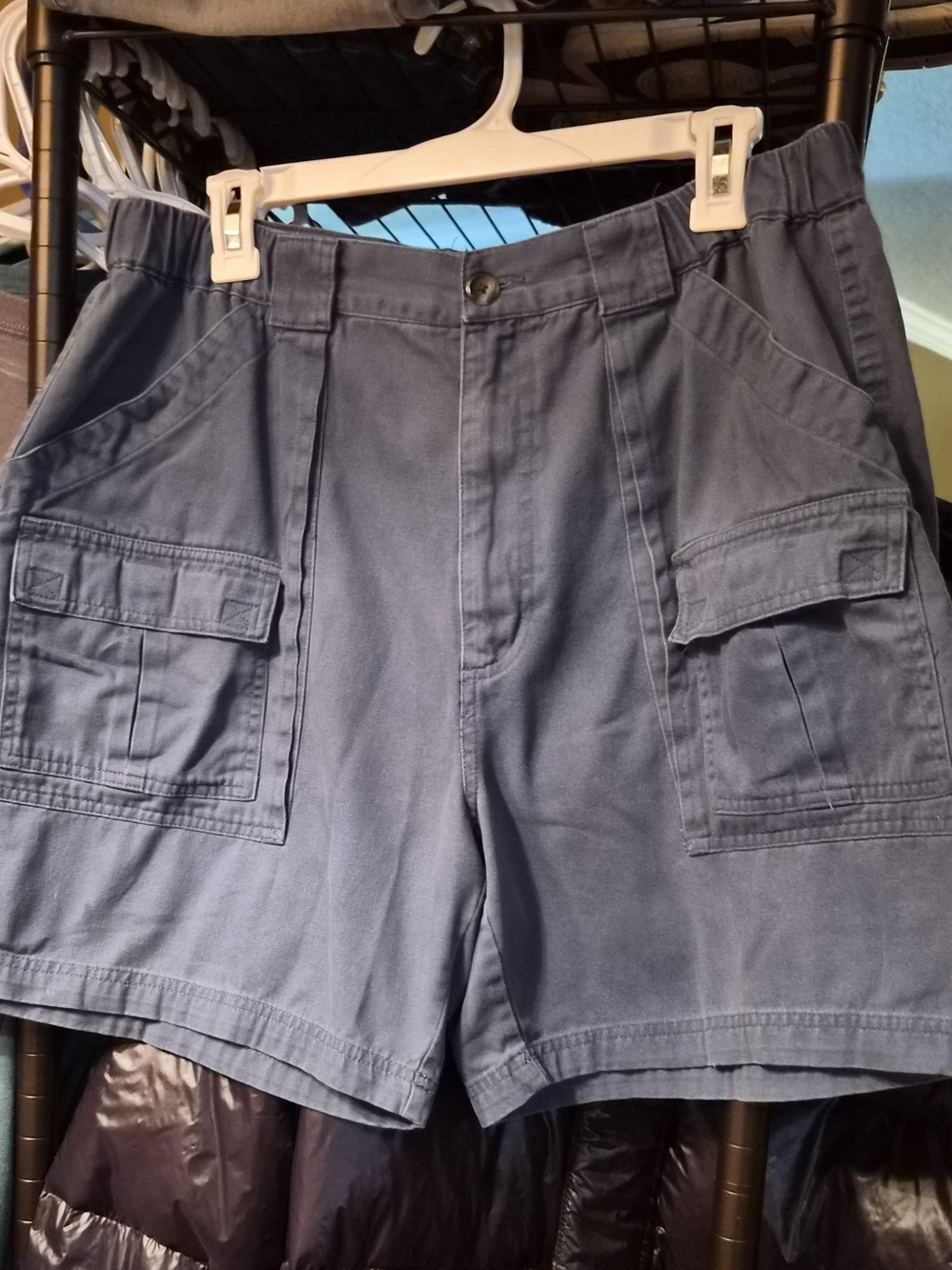 croft & barrow Slate Blue Men's Size W36 Cargo Shorts